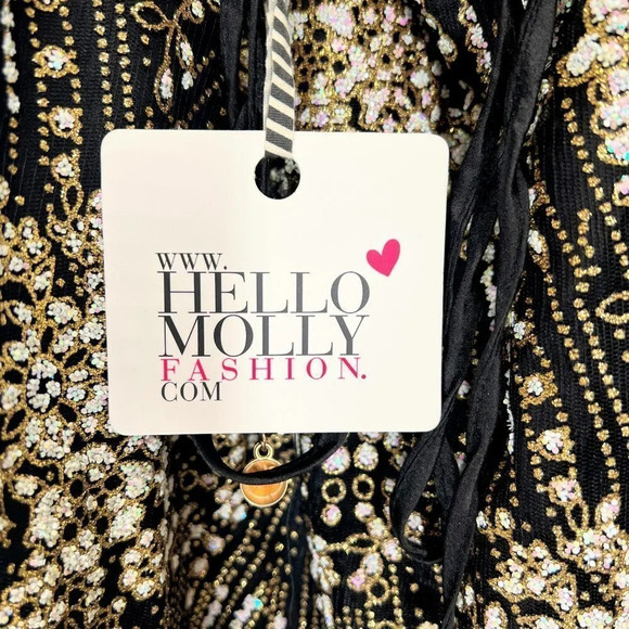 NWT Hello Molly Black Grand Central Mini Dress SOLD OUT! - Picture 11 of 12